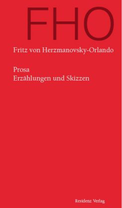 Coverabbildung von "Prosa"