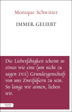 Coverabbildung von "immer geliebt"
