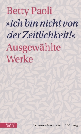 Coverabbildung von '„Ich bin nicht von der Zeitlichkeit“'